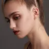 Ear Cuff ENFASHION Contas Ear Cuff Cor Dourada Brincos Para Mulheres Aço Inoxidável Moda Jóias Piercing Falso Presente Pendientes E211302 230614