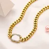 Bijoux Ensemble collier Designer Retro Fashion Women Letters Bracelet Bracelet Brangle Tour de bracelet Pendants Colliers Colliers Chain de chauffeur Cadeaux de vacances