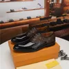 28 Designer de modelos Sapatos masculinos de couro genuíno estilo britânico Clássicos Sapatos casuais de negócios Moda Feito à mão Vestido de luxo Sapatos baixos Oxf