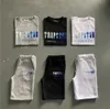 Men Trapstar t Shirt مجموعة رسائل مطرزة على الأكمام قصيرة الأكمام القصيرة تصميم تدفق المد والجزر 668ESS