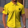 Mens Polos Spain Polo Shirt Summer Short Sleeve MenS T Fashion Business Breathable Tops Oversized TShirts Germany Man Clothes 230614