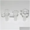 Rökande rör Glass Bowl Herb Slide Bowls 10mm 14mm 18mm For Bongs Reclaim Ash Catcher Drop Delivery Home Garden Hushåll Sundries Dhavs