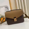 Borsa a tracolla a catena Micro Metis Designer Mini borsa chiusura CrossBody Flap in pelle goffrata Pochette Portafoglio Borsa designer borse di lusso Bicolore