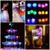 Ny LED -gadget Aoto Colors Mini Romantic Luminous Artificial Ice Cube Flash Light Wedding Christmas Party Decoration GG