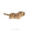 Chopsticks Selling Metal Stainless Steel Zodiac Gold Cow Chinese Style Chopstick Holder Stand Rest Decoration For Table
