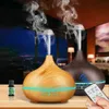 Humidifiers Aroma Diffuser Essential Diffusor Air Humidifier Ultrasonic Remote Control Color LED Lamp Mist For Home 300ml 500ml