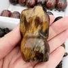 Decorative Figurines Tiger's-eye Stone Carved Female Model Reiki Psychic Gift Spiritual Gemstone Healing