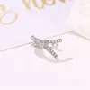 Backs Earrings Punk Metal Zircon Ear Cuff Clip For Women No Pierced C Shape Geometric Small Wrap Clips Jewelry