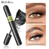 Mascara Double Effet Allongement 4D et Extra Volume Mascara Noir Imperméable Effet Faux Cils Outil de Maquillage des Yeux Cosmétiques