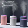 Humidifiers USB Portable 300ml Electric Air Humidifier Aroma Diffuser Cool Mist Sprayer with Colorful Night Light for Household Car