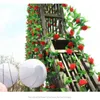 Dried Flowers 240CM Many Silk Roses Ivy Vine and Green Leaf Wedding Home Decoration DIY Fake Hanging Garland Artificial Flower