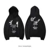 SY Men's Hoodies Designer Young Thug Letter Graffiti Hoodie Men Women Best Quality Unisex Pattern Sweatshirt Sweater Hooded