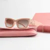 Miu-Sonnenbrille mit ovalem Rahmen, Designer-Sonnenbrille für Damen, strahlenbeständig, Persönlichkeit, Herren-Retro-Brille, hochwertige hochwertige UV400-Miu-Brille 16VSMN