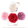 Dekorativa blommor 8,5 cm/5st Artificial Soap Austin Roses Flower Head Simulation Scented Eternal Rose för DIY Wedding Box Decoration