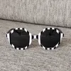 Zebra Stripes Rame Fashion Kids Octagon Sunglasses Factory Wholesale