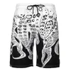 Mäns shorts Men's Beach Shorts Swim Trunks Plus Size Octopus Monster Kraken Straight Hawaii Style Sea Pool Loose Dropship#A 230615