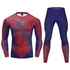 Men's Tracksuits Compression Men's Sports Suit Quick-drying Running 3D Printed High-quality Jogging Training Fitness Sportswear