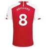 24 25 Gunners G.Jesus Hvertz Soccer Jerseys 2024 Rice Smith Rowe Saka J.Timber Martinelli Odegaard Sambi Fabio Vieira Saliba Fútbol Kit Kit Kit Uniformes