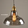 Pendelleuchten American Retro Vintage Lichter Klarglas Lampenschirm Loft E27 für Esszimmer Küche Lampe