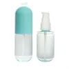 FineSpa 40/60ml Refillable Atomizer Spray Bottles - Face & Makeup Mist, Travel Size, Capsule Shape Umkep