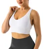 Yoga Outfit NVGTN Galaxy gerippter nahtloser BH Spandex Top Frau Fitness elastische atmungsaktive Brustvergrößerung Freizeit Sport Unterwäsche 230614