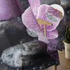 Curtain Zen Stone Purple Orchid Calm Candle Window Curtains Bedroom Modern Drape Sheer Tulle Valances Living Room Kitchen Voile