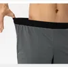 LL Pantalones cortos para hombre Traje de yoga Pantalones cortos para hombre Correr Deporte Baloncesto Transpirable Entrenador Pantalones Ropa deportiva para adultos Gimnasio Ejercicio Ropa deportiva Elástico de secado rápido