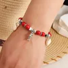 Fait à la main femmes coquille perles tortue de mer perlée bohème océan Style coloré élastique Bracelet été bijoux cadeau