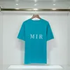 2023 projektant mody luksusowe marki t-shirty z nadrukiem mężczyzna kobiet amris bawełniana koszulka ubrania Harajuku Streetwear luźna ulica mężczyzna kobiet T-shirt