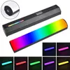 Bastões de luz LED W200 LED RGB soft light Tube Light Handheld Pography Stick Creative Video Fill Handheld Sutefoto Handheld Led Light Stick 230614