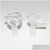 Rökande rör Glass Bowl Herb Slide Bowls 10mm 14mm 18mm For Bongs Reclaim Ash Catcher Drop Delivery Home Garden Hushåll Sundries Dhavs