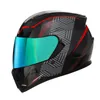 Motorcykelhjälmar Professionell racing Full Face Helmet M-2XL Moto Dot Godkänd cool motocross Off Road Capacete Double Lens