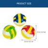 Bolas 12Pcs Mini Stress Squeeze Toys Crianças Engraçado Descompressão Esportes Voleibol Futebol Pequeno Escritório Interessante Favor 230615