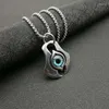 Pendentif Colliers Boho Punk Égyptien Oeil Ra Horus Collier Viking En Acier Inoxydable Chaîne Femmes Hommes Bijoux