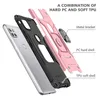 Kickstand Ring Holder Phone Cases Para Motorola One 5G Ace Fusion Hyper G Fast Pure Power Stylus Hybrid PC TPU Armor à prova de choque capa para celular