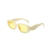 Sunglasses Fashion Vintage Women Chic Square Travel Female Casual Gradient Retro Sun Women's Consignment