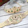 Belly Chains Sunspicems Gold Color Algeria Morocco Belt Crown Bride Wedding Jewelry Arab Women Body Chain Tiaras Caftan Bijoux 230614