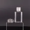 Bouteille en plastique PET vide de 30 ml 60 ml avec bouchon à rabat bouteille de forme carrée transparente pour gel désinfectant pour les mains jetable liquide de maquillage Rqsxb