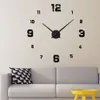 Zegary ścienne nowoczesne design duży zegar ścienny 3D DIY kwarcowe zegarki modowe zegarki akrylowe naklejki na salon wystrój domu horloge 230616