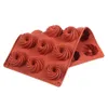 Mini Spiral Shaped 15 Cavitys Silicone Molds for Baking Dessert Mousse New Decorating Moulds 3D DIY Cake Chocolate Bakeware