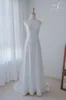 Wedding Dress Beach Dresses V-Neck Mermaid Short-sleeve Lace Ivory Gowns For Bride Backless