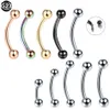 LABRET LIP RILING JEINDY 20PCS PIERŚCIEŃ BREBROW BALL EY JUMN KURYCING CHIBLE COED CORTING Body 230614