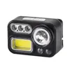 Strong Light Sensing Headlamp 4 Light Source LED Headlamp