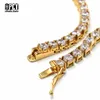 Hip Hop Gliederkette Freundin Geschenke Silber Gold Halsband 4mm Halskette China Hip Hop Schmuck