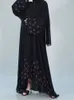 Grundlegende Freizeitkleider Eid Gebet Muslim Marokko Dres Diamant Abaya Elegante Ramadan Party Dubai Islam Kaftan Robe Longue Vestidos Largo 230614