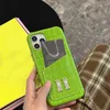 Top H Designer Phone Cases for IPhone 13 12 11 Pro Max 13Pro 7 8 Luxury Diamond Letter Leather Mobile Back Cover with Card Holder Pocket Case Green Women Mens Accessories