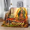 Filtar Our Lady of Guadalupe filt Lätt varmt Mary Throw Filt Mjuk soffa täcker religion Filtar för sovrum soffan 230614