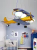 Avizeler fikstür dekoratif modern çocuk yatak odası uçak yemek odası kolye ışıkları kapalı aydınlatma tavan lambası asılı ışık