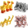 Brinquedos para animais de estimação para cães grandes, engraçados, de algodão, animais, filhotes, brinquedos para cães pequenos, mastigar, nó, dentes, limpeza, corda, brinquedos