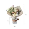 Fleurs décoratives Roses éternelles Creative Bouquet de fleurs Home Decor Mariage Saint Valentin Noël Graduation Cadeau Artificiel